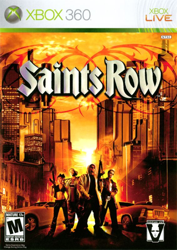 Saints Row box art for Xbox 360
